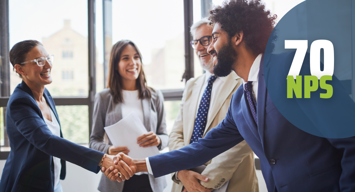 EVHC earns a Net Promoter Score of 70!