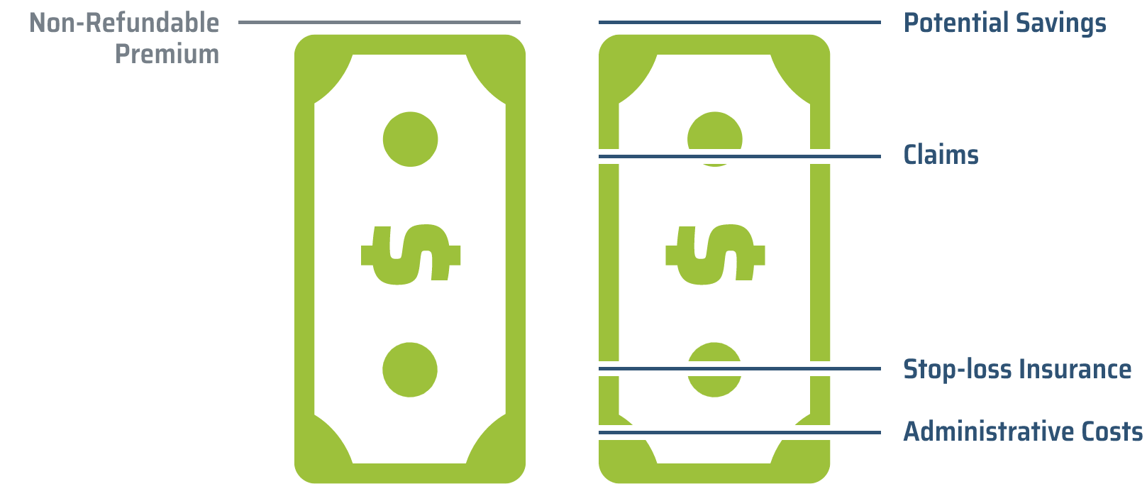fully insured vs self funded section